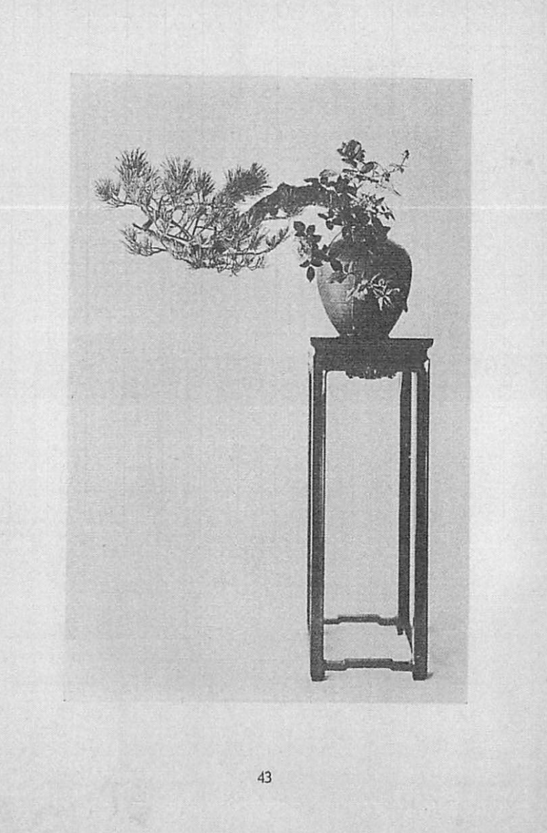 An ikebana arrangement from 1927 by Yamane Suido